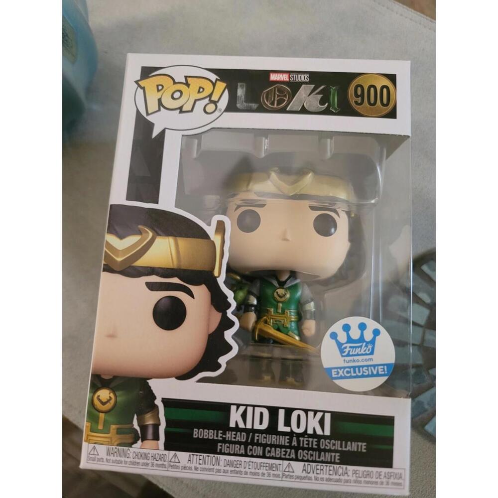 Funko POP! Kid Loki (Metallic) Marvel Studios Loki #900 Funko Exclusive 🐊